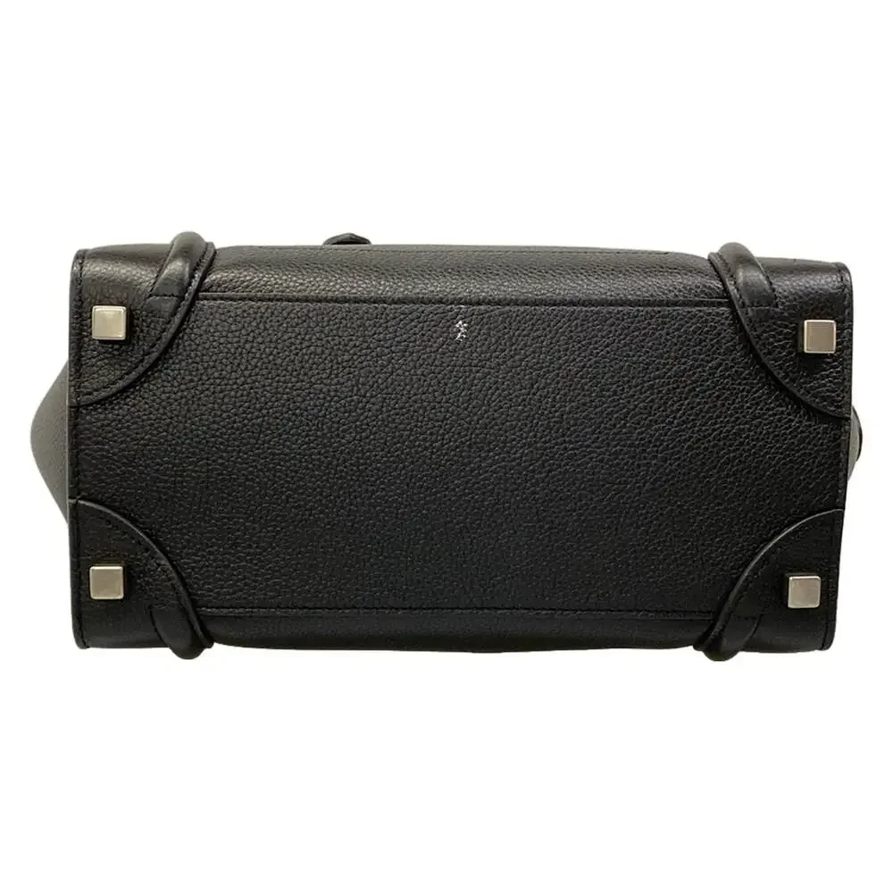 Celine Luggage Micro Shopper Handbag